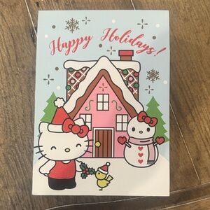 Hello Kitty Happy Holidays sign art